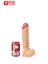 Gode réaliste The Intense 24 x 5 cm - Captain Red