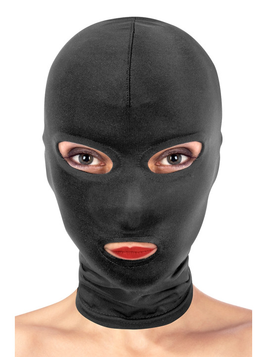 Cagoule BDSM 3 ouvertures - Fetish Tentation