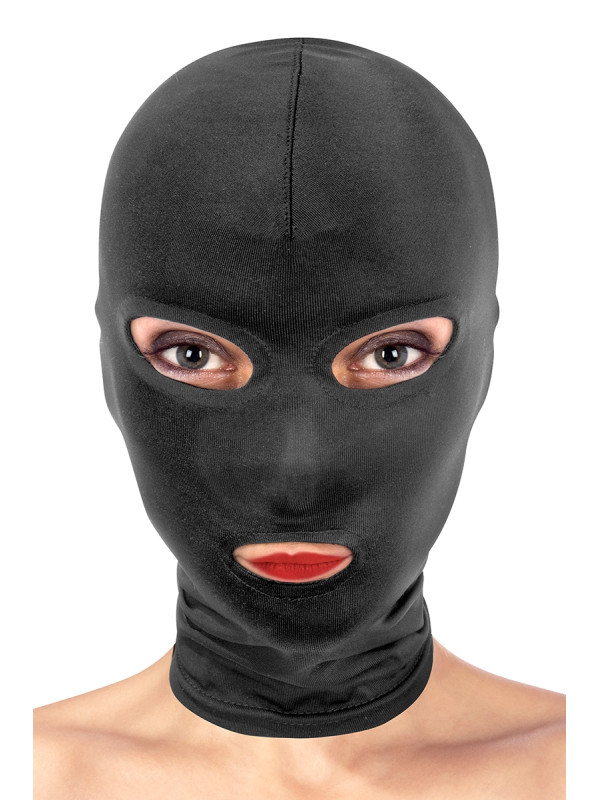Cagoule BDSM 3 ouvertures - Fetish Tentation
