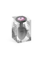 Plug bijou silicone noir M - Hidden Eden