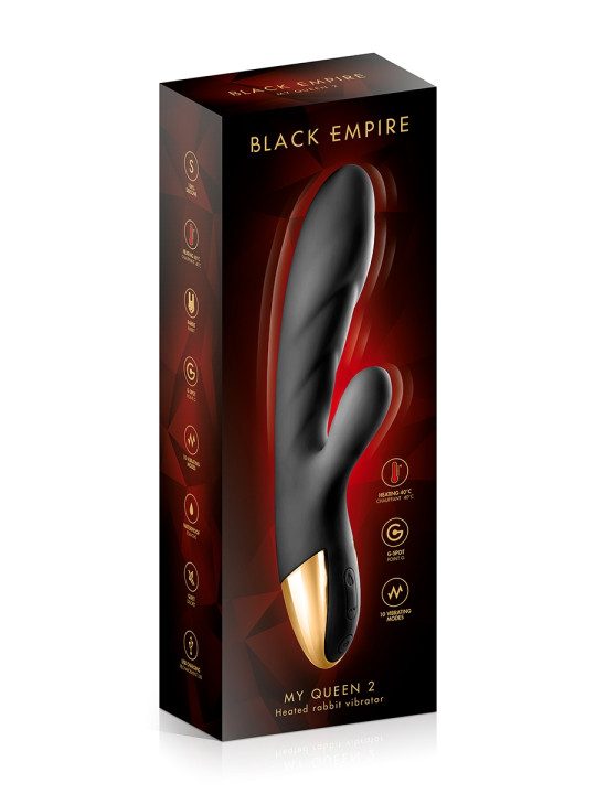 Vibromasseur chauffant My Queen 2 - Black Empire
