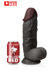 Gode XXL The Strong Black 26 x 6,5 cm - Captain Red