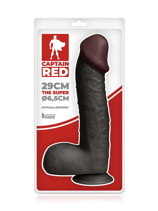 Gode XXL The Super Black 29 x 6,5 cm