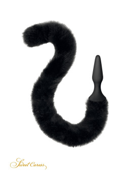 Plug noir queue de chat - Sweet Caress