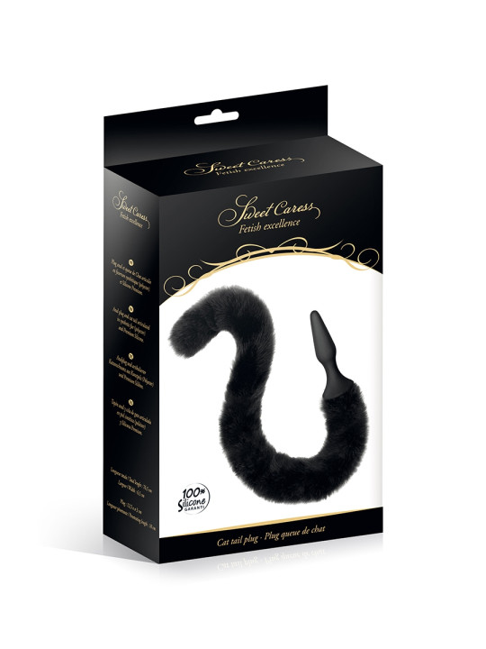 Plug noir queue de chat - Sweet Caress