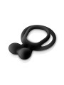 Double Cockring noir Glamy