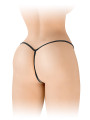String ficelle ouvert Sandra noir - Fashion Secret