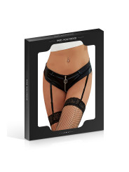 Culotte porte-jarretelles à zip