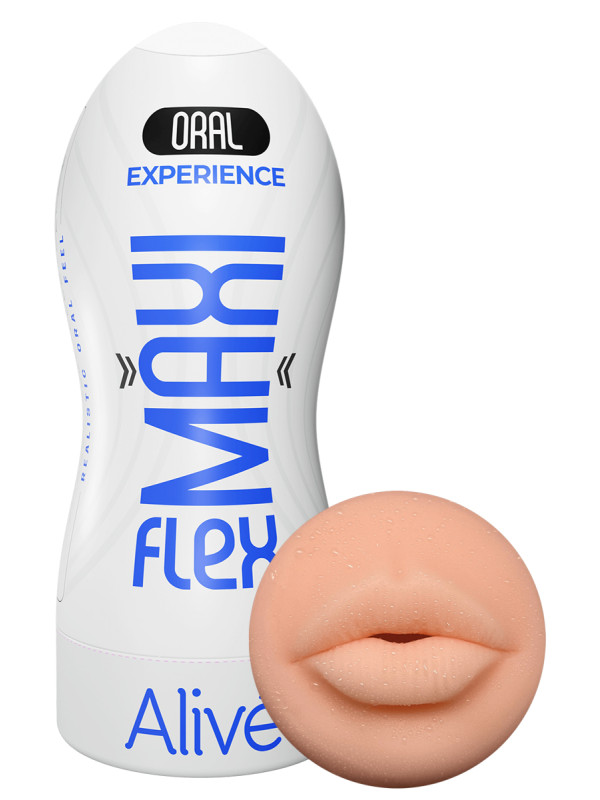 Masturbateur Maxi Flex Oral Experience - Alive
