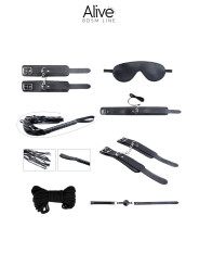 Kit BDSM Secret Desires noir - Alive
