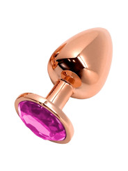 Plug bijou Tralalo rose L - Wooomy