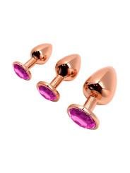 Plug bijou Tralalo rose L - Wooomy
