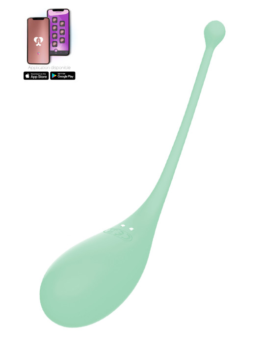Oeuf vibrant connecté Palpitation vert - Adrien Lastic