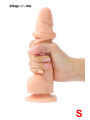 Gode double densité sliding skin S - Strap On Me