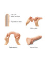 Gode double densité sliding skin S - Strap On Me