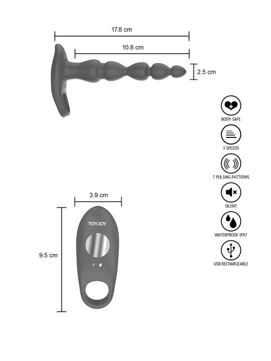 Vibro pour double pénétration Elixer