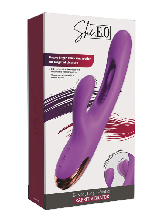 Vibro Rabbit mouvement caressant point G - She.E.O