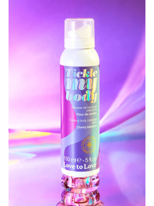 Mousse massage crépitante - fleur de cerisier