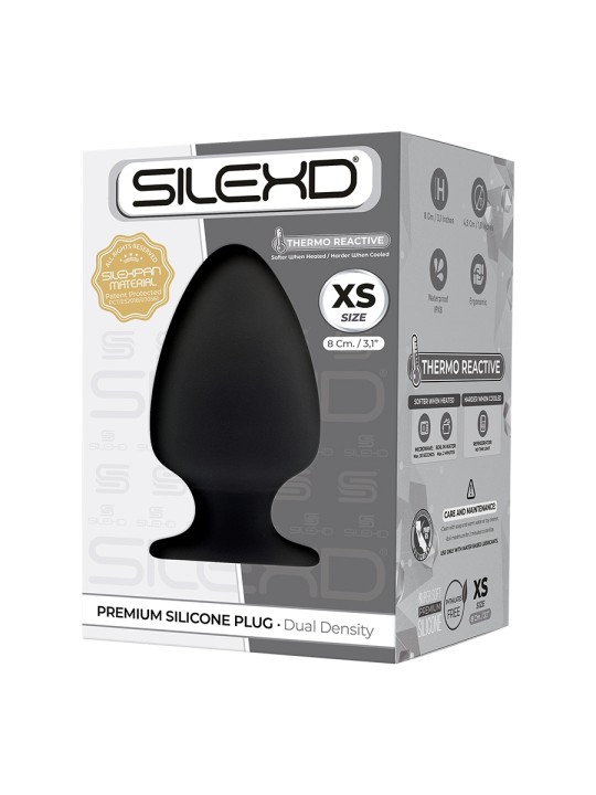Plug anal The Original Model 1 noir 8 cm - SilexD