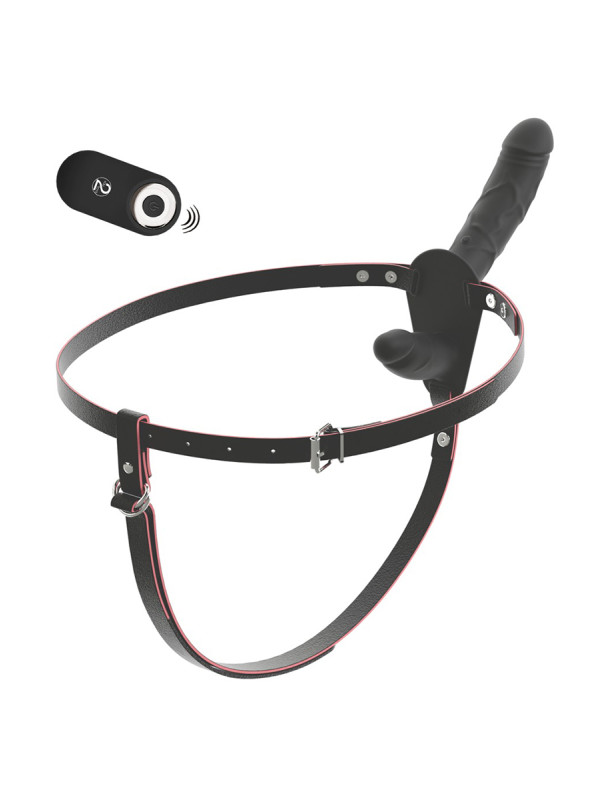 Double gode ceinture vibrant télécommandé - You2Toys