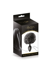 Plug queue de lapin - noir