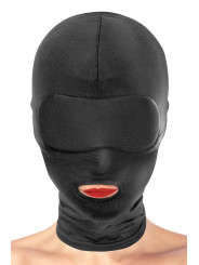 Cagoule BDSM bouche ouverte - Fetish Tentation