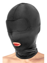 Cagoule BDSM bouche ouverte - Fetish Tentation