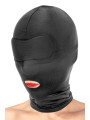 Cagoule BDSM bouche ouverte - Fetish Tentation