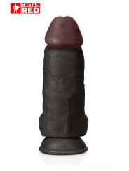Gode XXL Colossus Black 26 x 7,5 cm - Captain Red