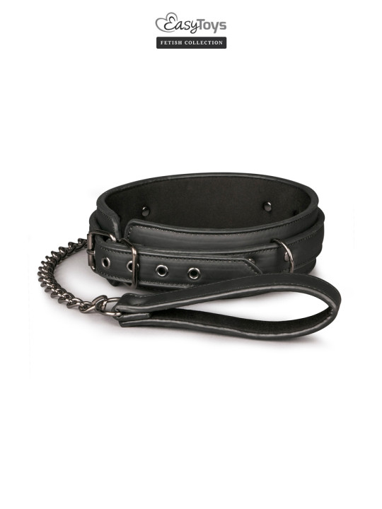 Collier fétichiste et laisse - Easytoys Fetish Collection