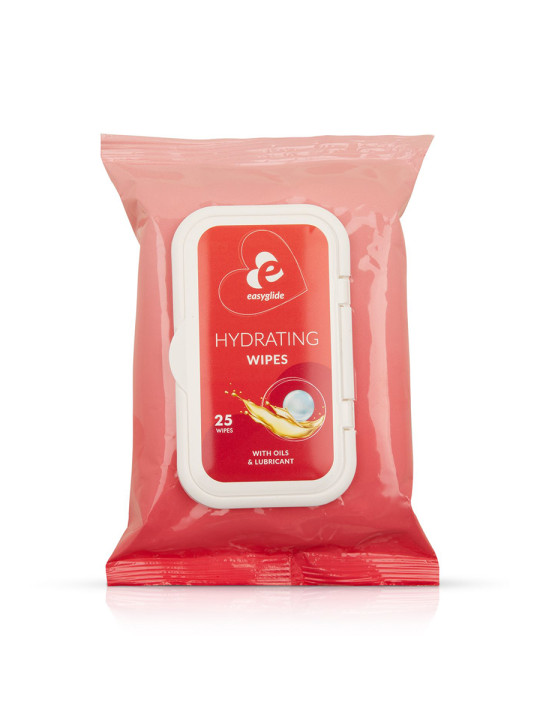 25 lingettes hydratantes avec lubrifiant et huiles - EasyGlide