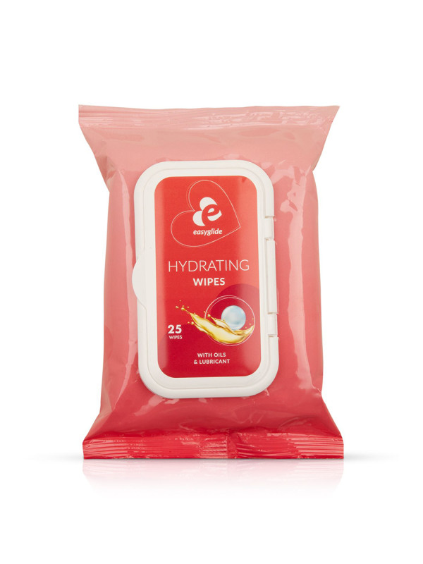 25 lingettes hydratantes avec lubrifiant et huiles - EasyGlide