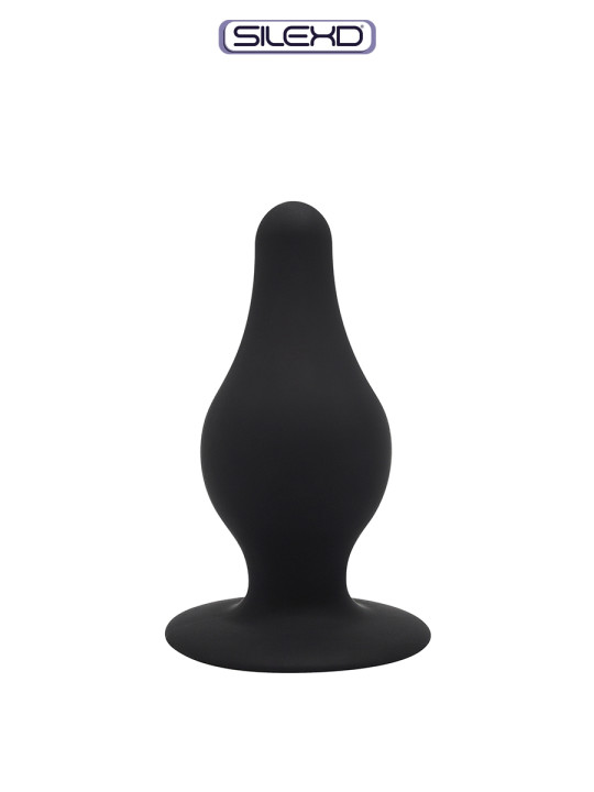 Plug anal The Original Model 2 noir 7,2 cm - SilexD