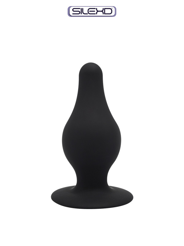 Plug anal The Original Model 2 noir 7,2 cm - SilexD