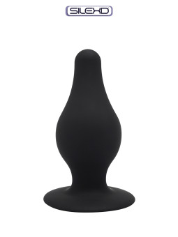 Plug anal The Original Model 2 noir 9,3 cm - SilexD