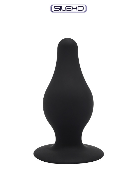Plug anal The Original Model 2 noir 9,3 cm - SilexD