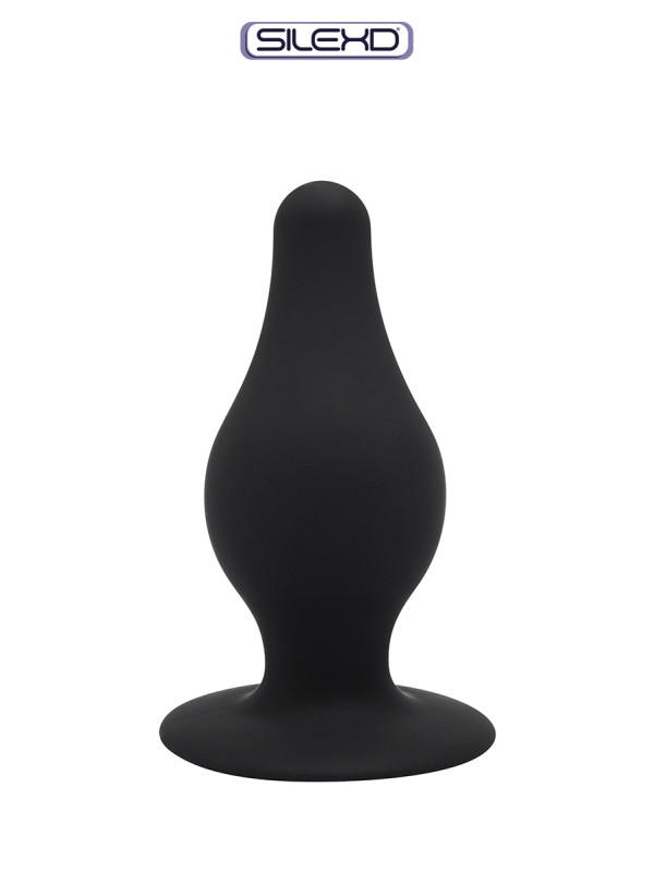 Plug anal The Original Model 2 noir 9,3 cm - SilexD