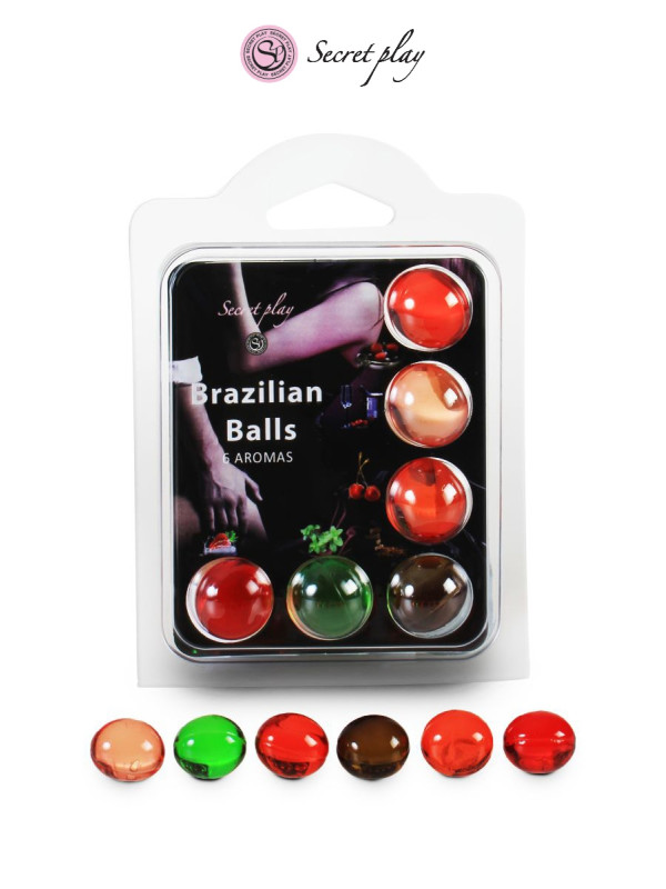 6 Brazilian Balls parfums variés