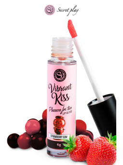 Brillant à lèvres stimulant - fraise bonbon