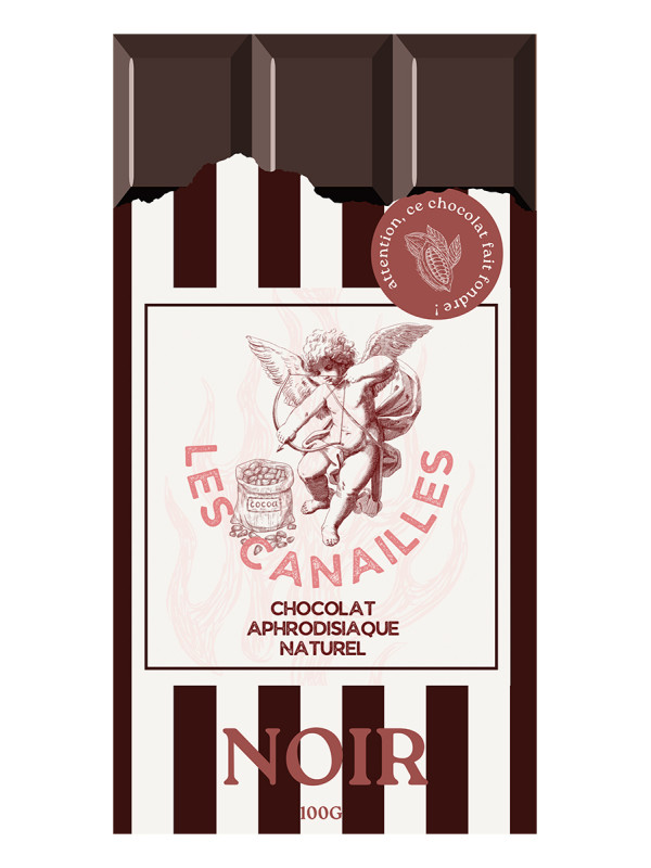 Chocolat noir - Tablette 100g - Les canailles