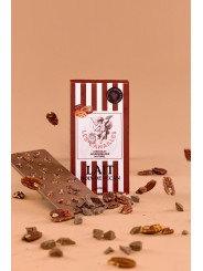 Chocolat au lait noix de pécan - Tablette 100g - Les canailles