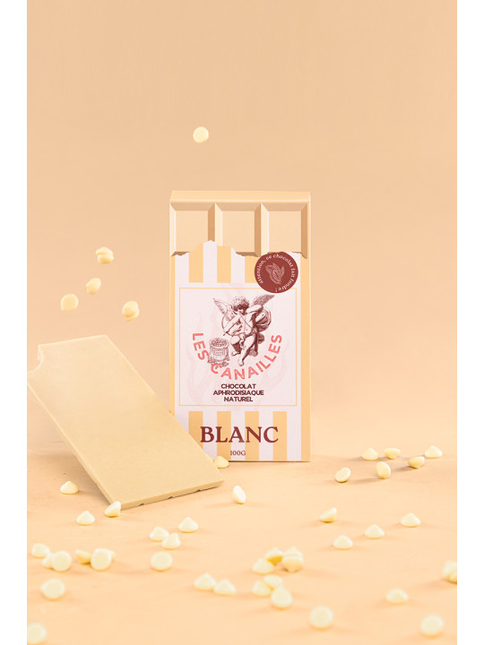 Chocolat blanc - Tablette 100g - Les canailles