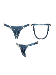 Harnais Generous bleu - Strap On Me