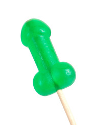 Présentoir de 40 sucettes pénis à la menthe avec effet rafraichissant