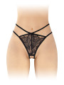 String ouvert Mylene - noir
