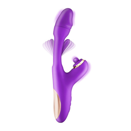 Vibromasseur rabbit 3-en-1 Joyfully violet - Yoba