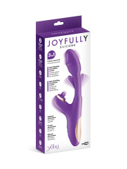 Vibromasseur rabbit 3-en-1 Joyfully violet - Yoba