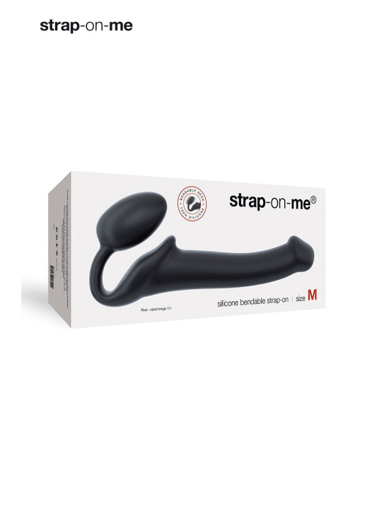 Gode ceinture strap-on noir M