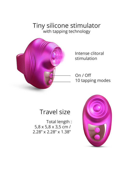 Stimulateur clitoridien Kisscool fuchsia - Love to Love