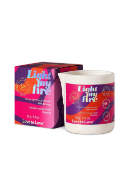 Bougie de massage Fleur de lotus - Love to Love